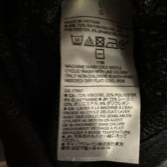 Banana Republic Ribbed Top Tank Size L Charcoal Gray - Picture 10 of 14